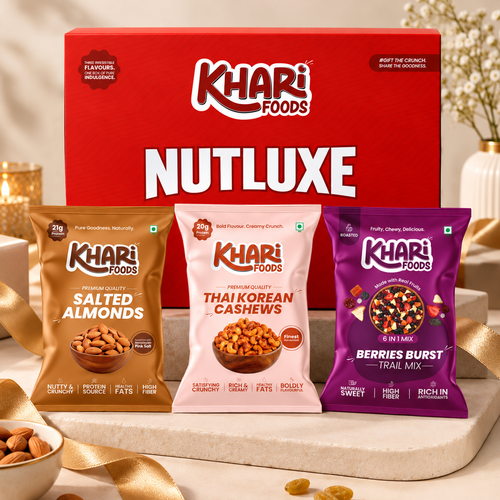 Nutfluxe Edition Dry Fruits Gift Box - Healthy Diwali Gift Set 300g