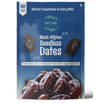 Black Afghan Seedless Dates 400g