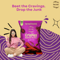 Beetroot Chips 50g - Peri Peri Flavour, No Palm Oil, No Maida