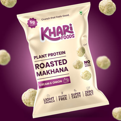 Roasted Makhana 50g - Cream Onion