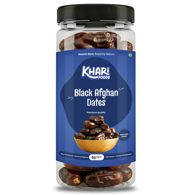 Black Afghan Dates, Bottle Pack 450g