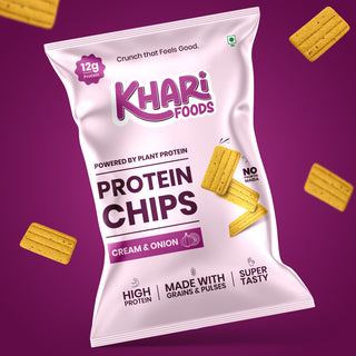 Protein Chips Cream & Onion – High Protein Snack, Pack of 4